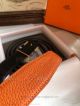 AAA Grade Hermes Reversible Orange And Black Leather Belt - Brushed Gold H Buckle (5)_th.jpg